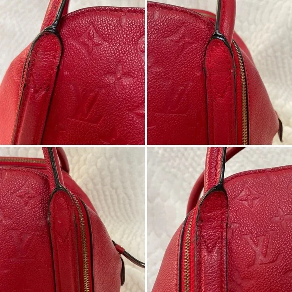 Louis Vuitton Marais MM Empreinte Cerise Red Bag - Picture 12 of 16